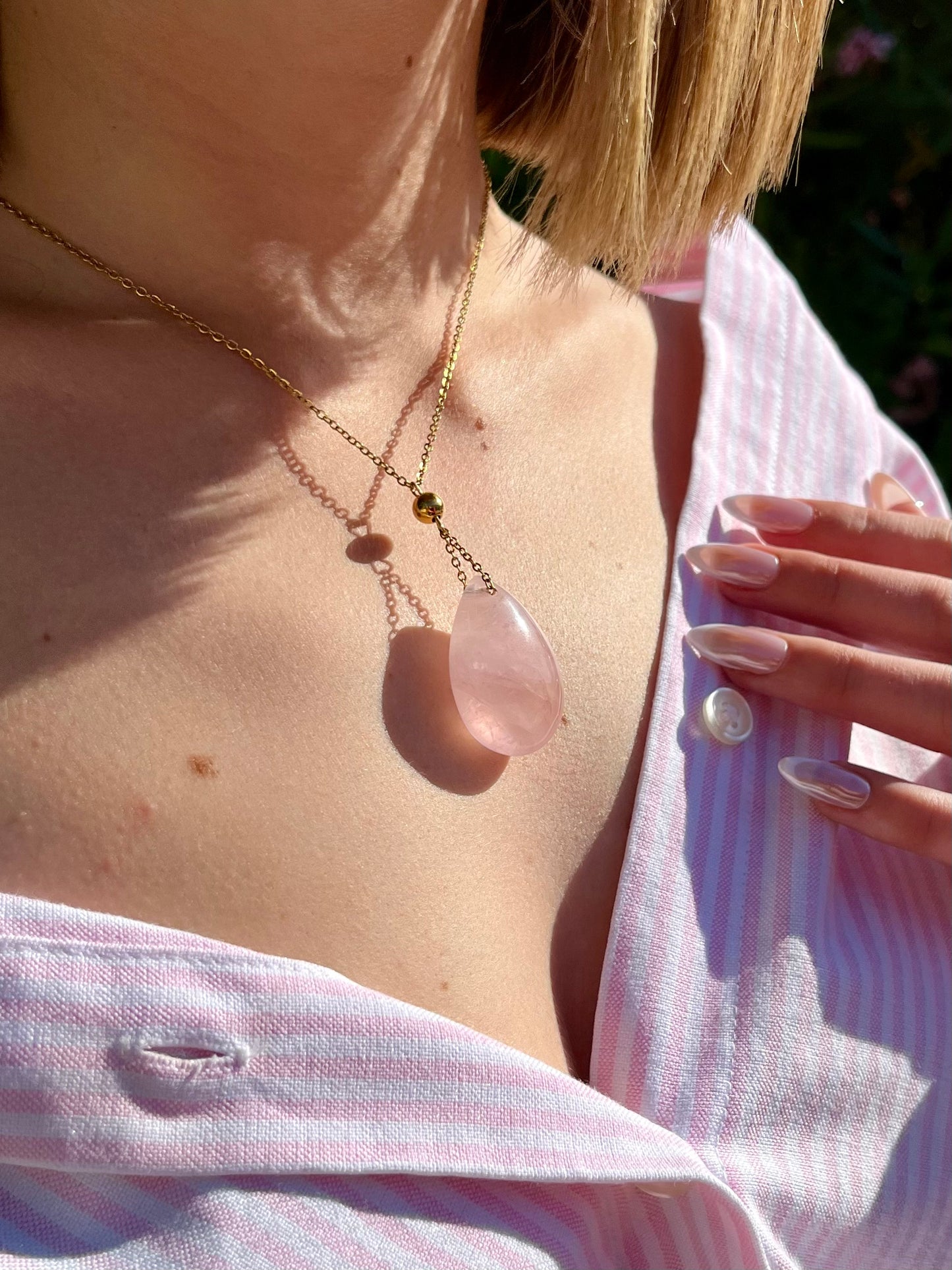 NALIA Collier Quartz Rose