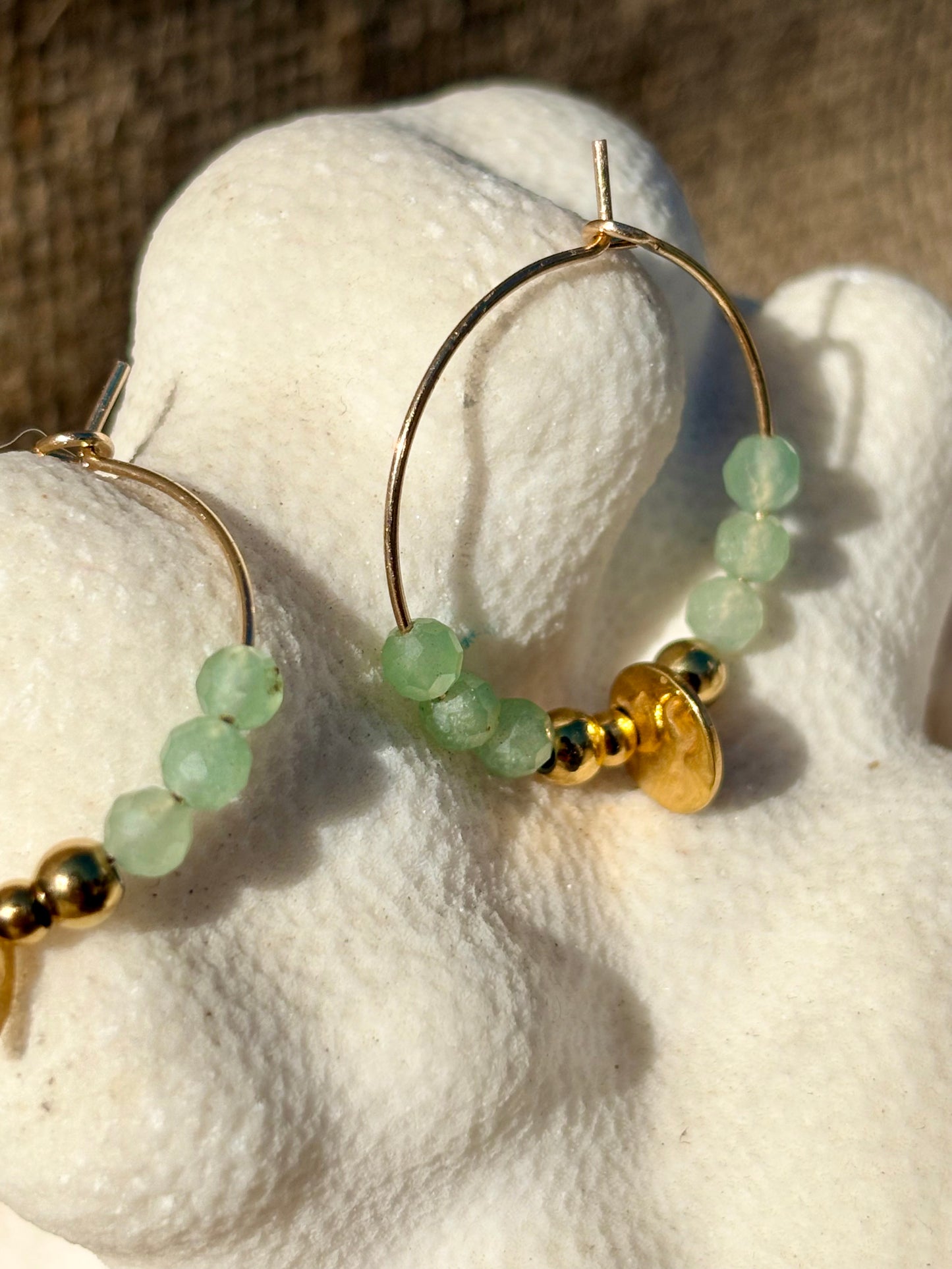 LOLA Boucles d'oreille Aventurine