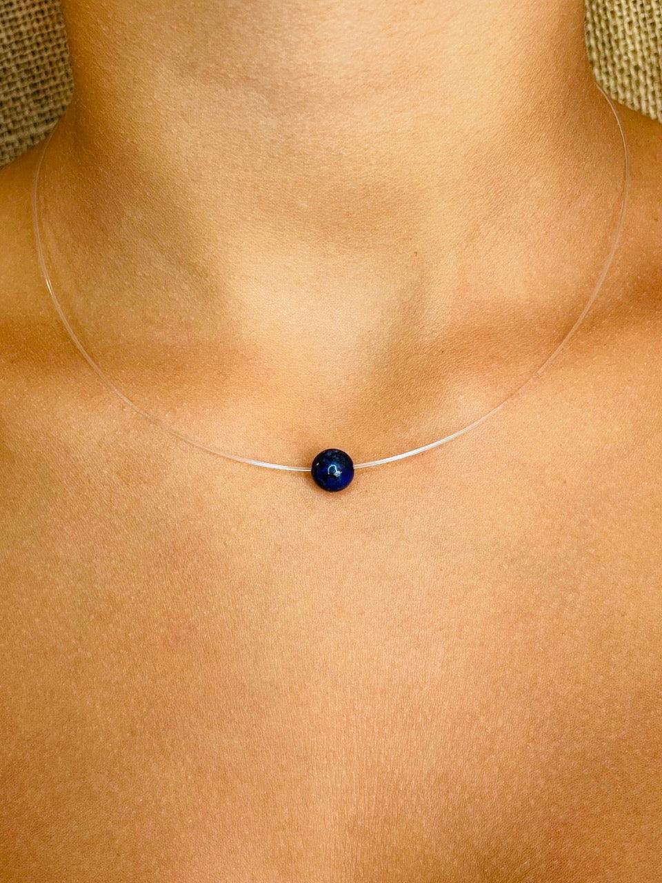 EMY Collier Lapis Lazuli - Trésors de Cailloux